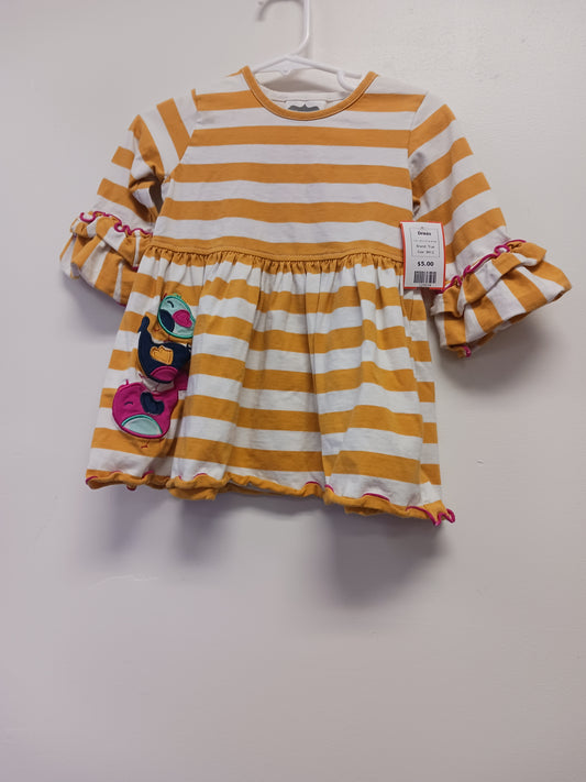Yellow/White Striped True Dress, 9M G