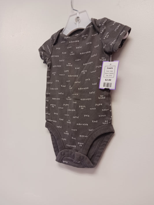 Grey Carters Onesie, 3M B
