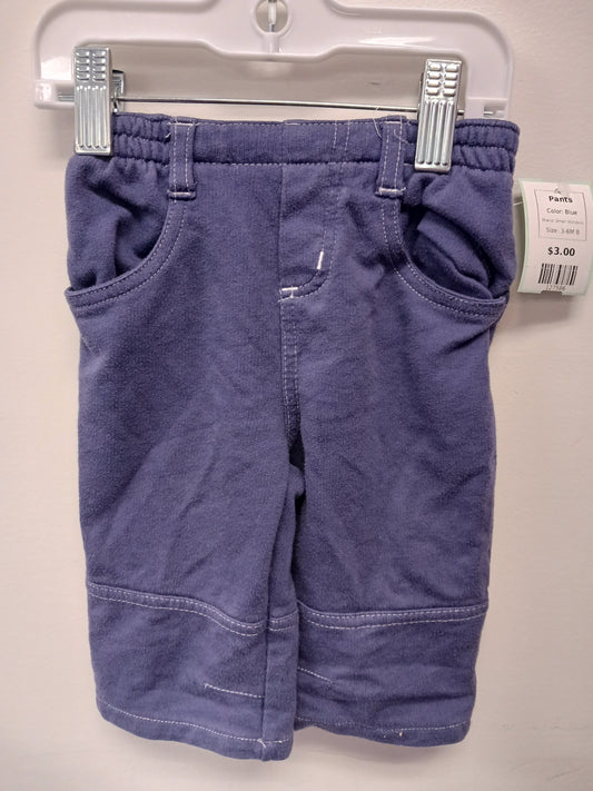 Blue Small Wonders Pants, 3-6M B