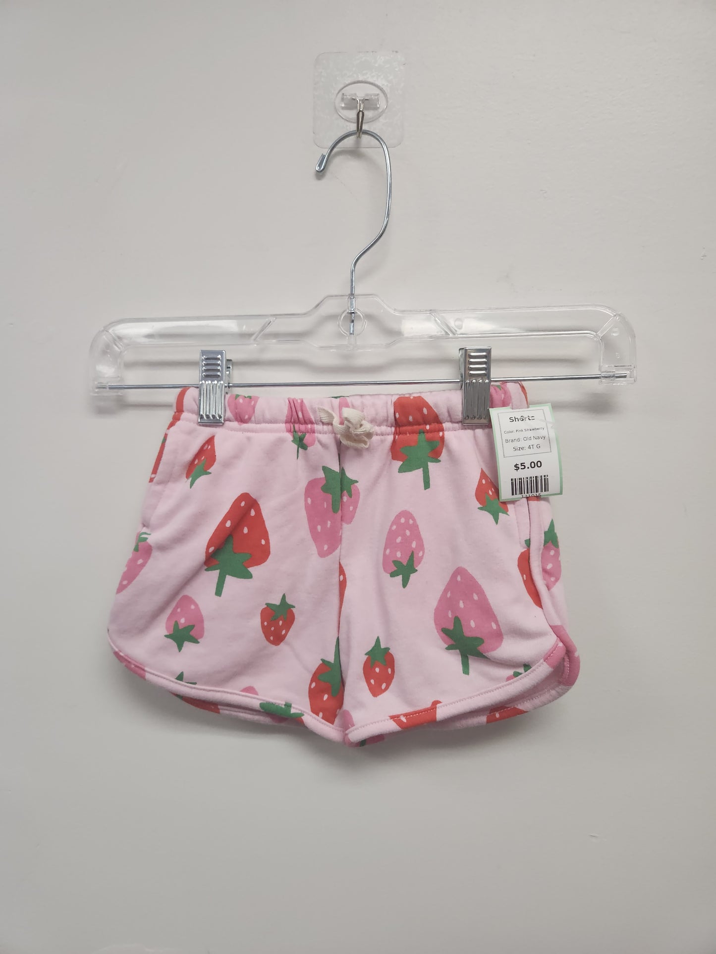 Pink Strawberry Old Navy  Shorts, 4T G