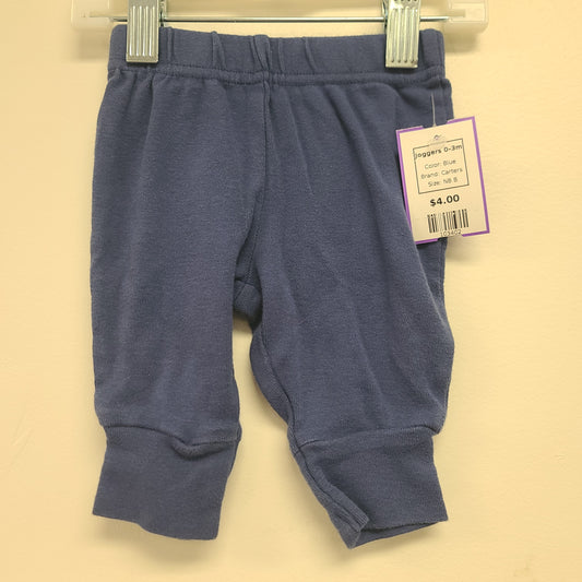 Blue Carters Joggers 0-3m, NB B