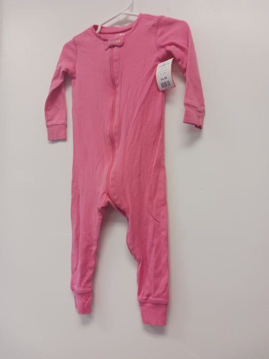 Pink Primary One Piece Pjs, 12M G