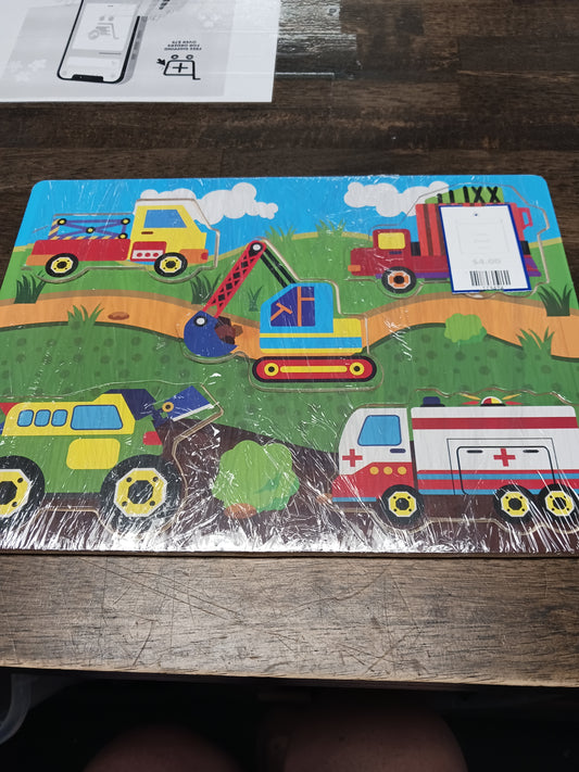 Wooden Construction Puzzle