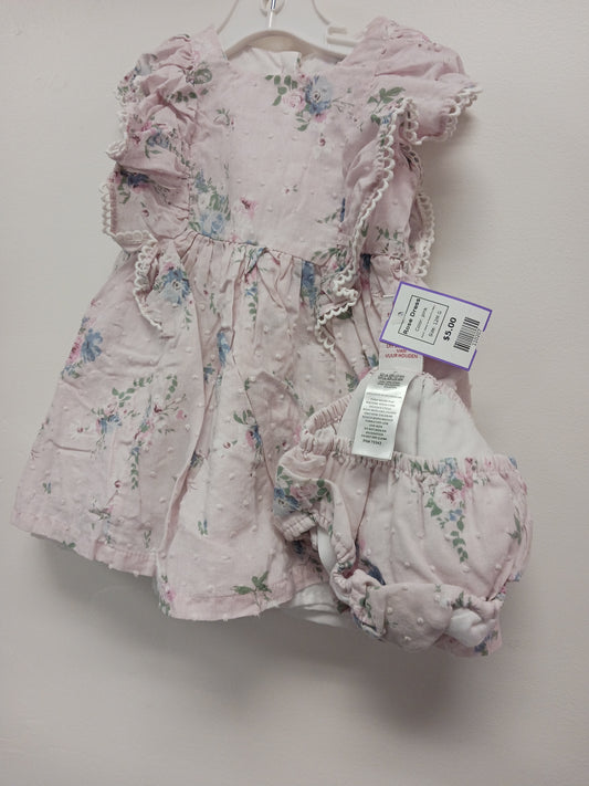 pink Catherine Malandrino Baby Rose Dress, 12M G
