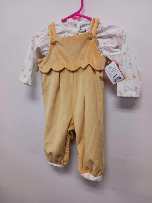 Yellow/White Rachel Zoe Outfit, 3-6M G