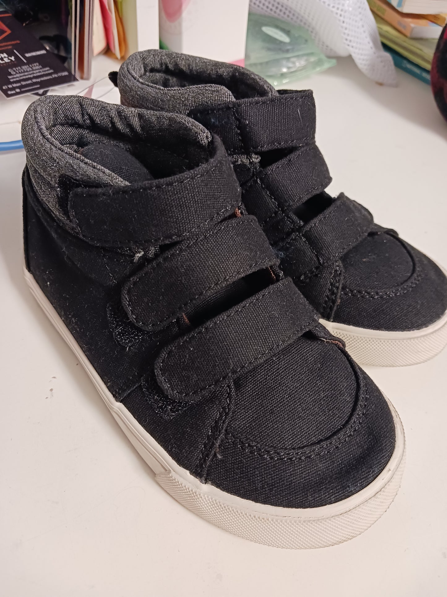 black Boutique High Top Sneakers, 10 B
