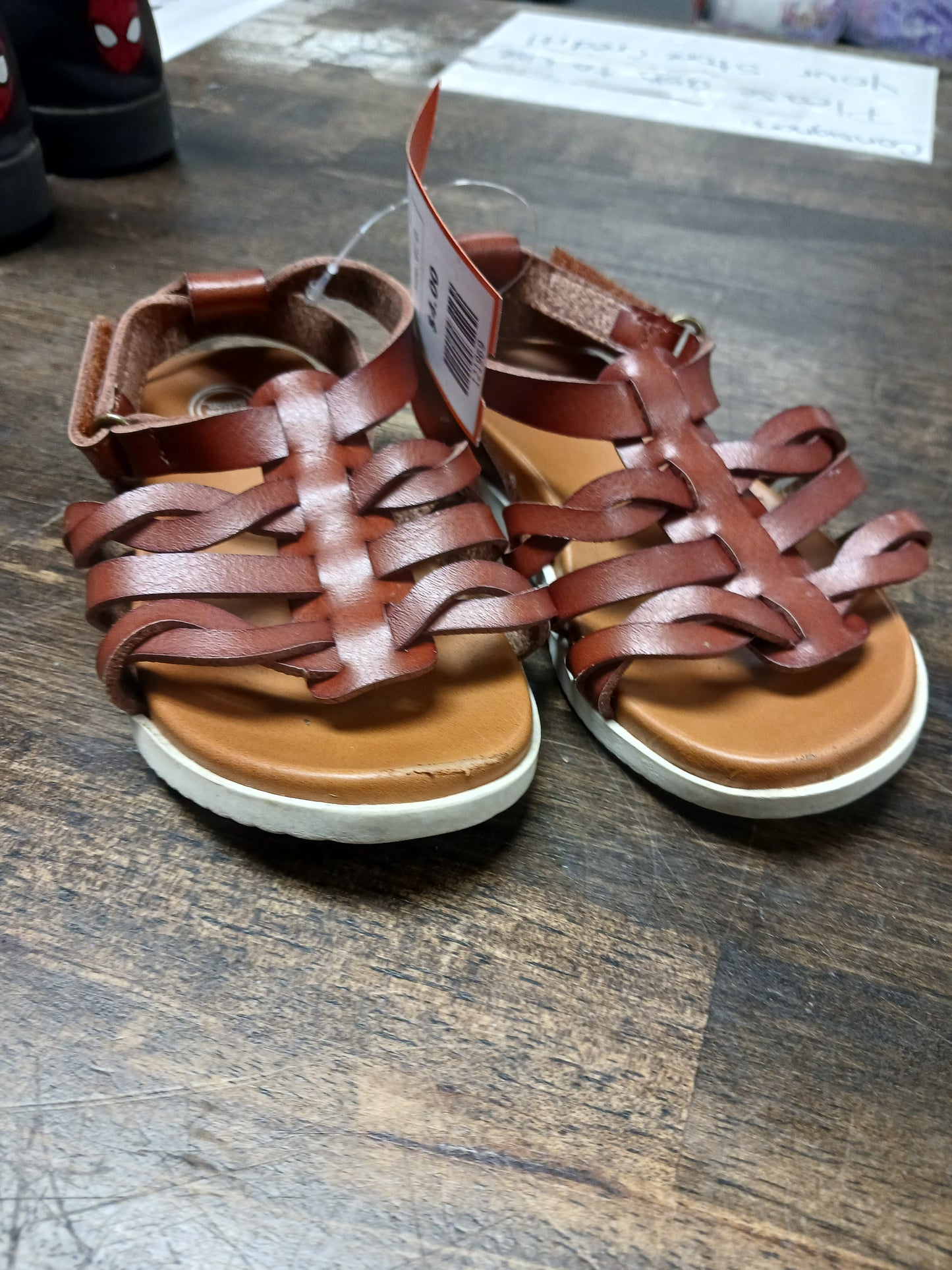 Brown Wonder Nation Sandals, 6C G