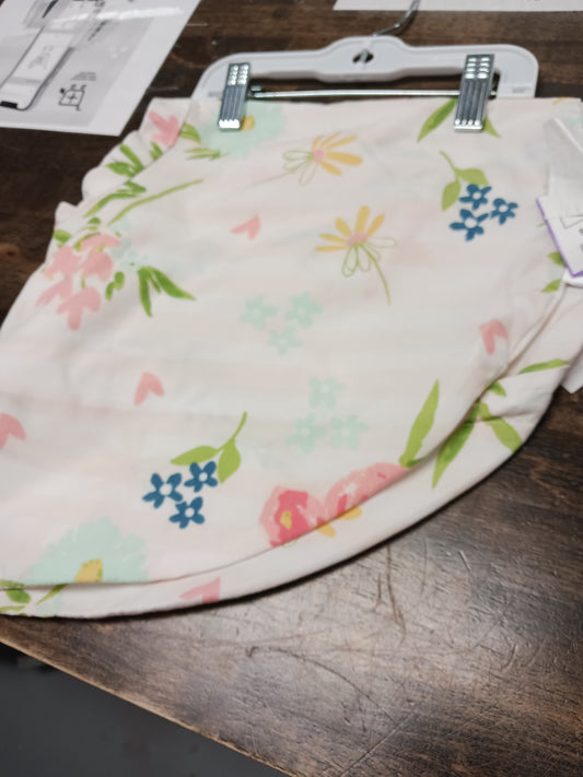Pink/White Flower Boppy Pillow Cover
