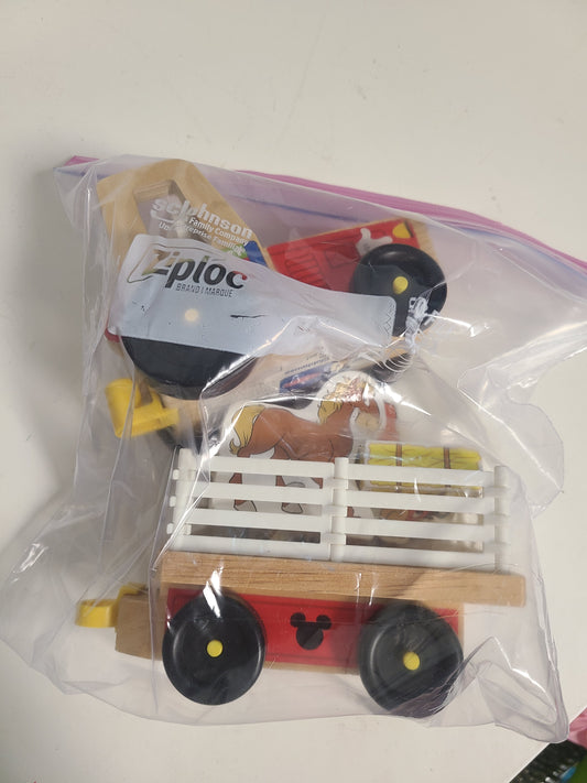 Melissa & Doug Wooden Mickey Tractor