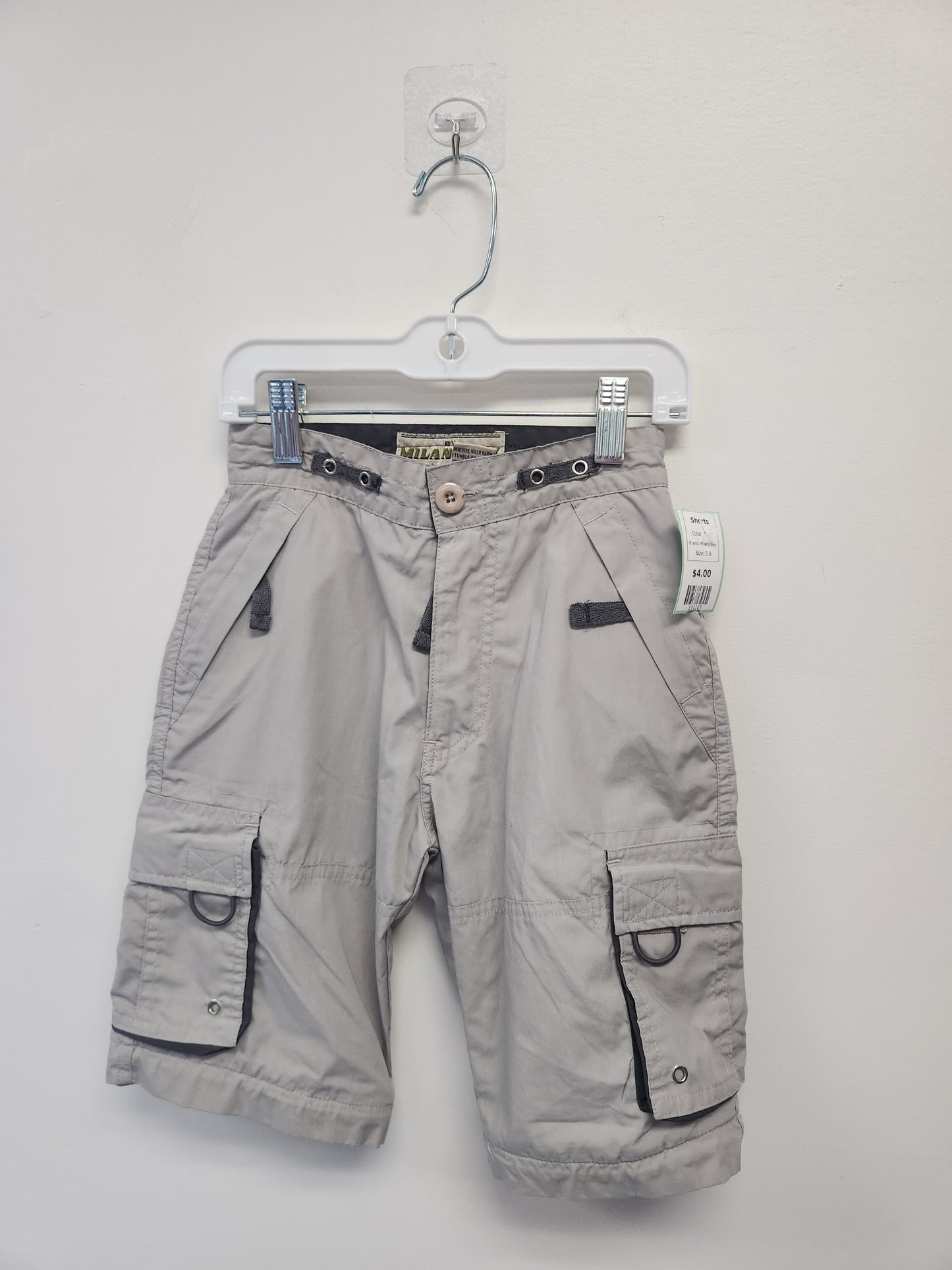 Grey Milano Bay Shorts, 5 B