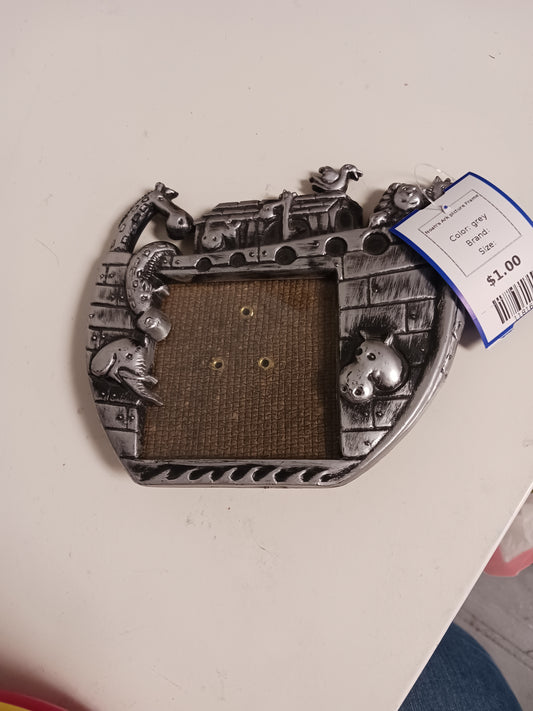 grey  Noah's Ark picture Frame