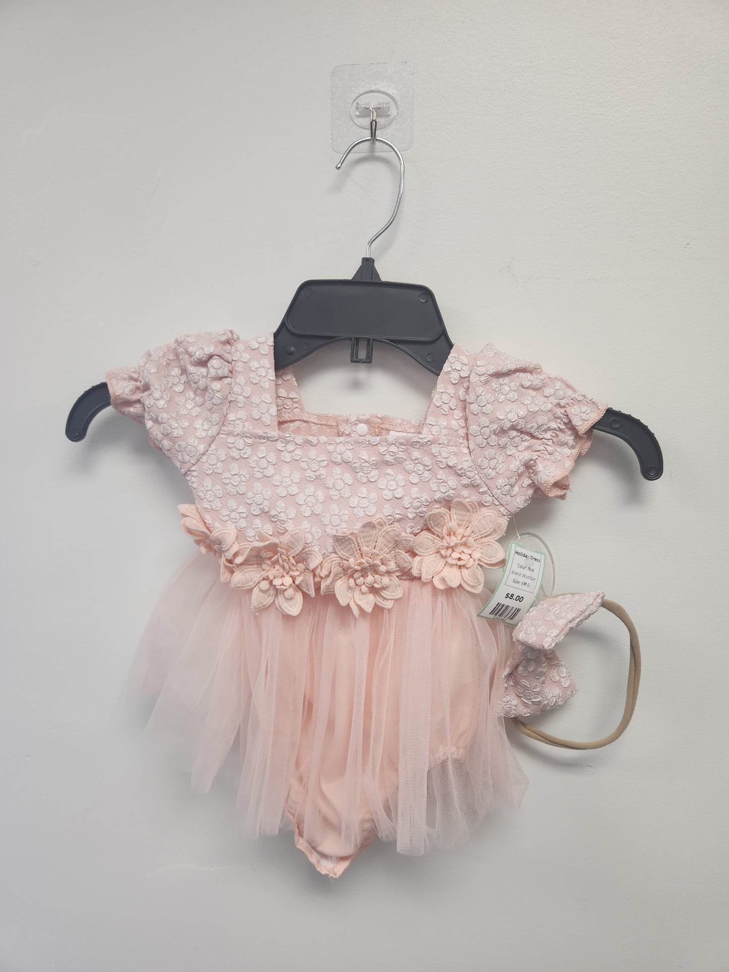Pink Boutique Holiday Dress, 6M G
