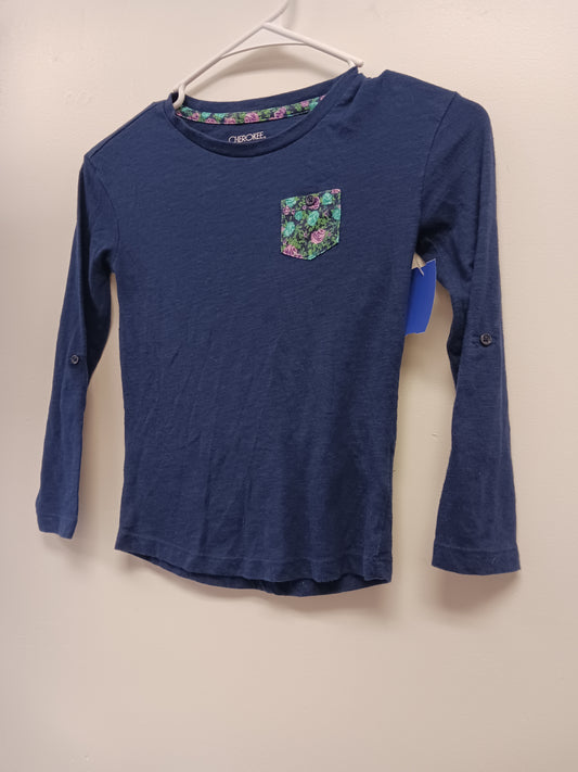 Navy Cherokee Longsleeve Shirt, 6 G