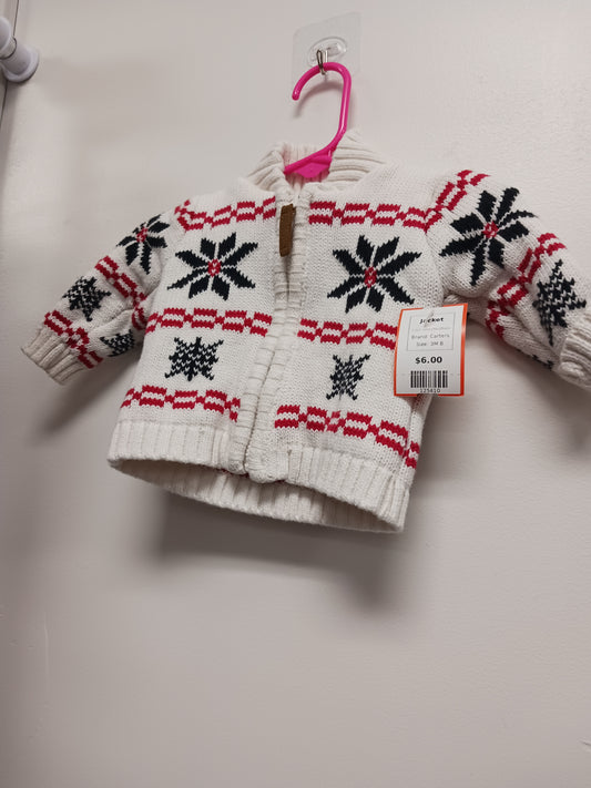 White/Red/Black Carters Jacket, 3M B