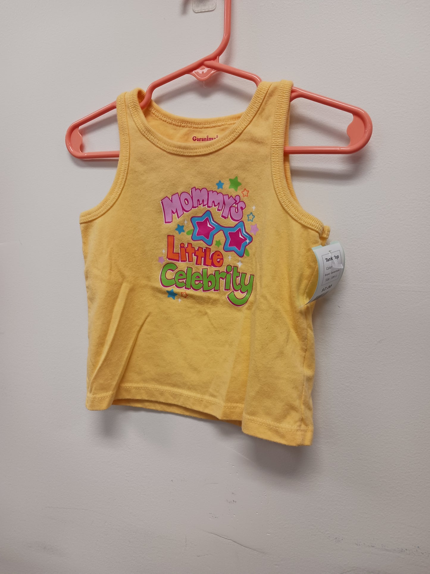 Yellow Garanimals Tank Top, 18M G