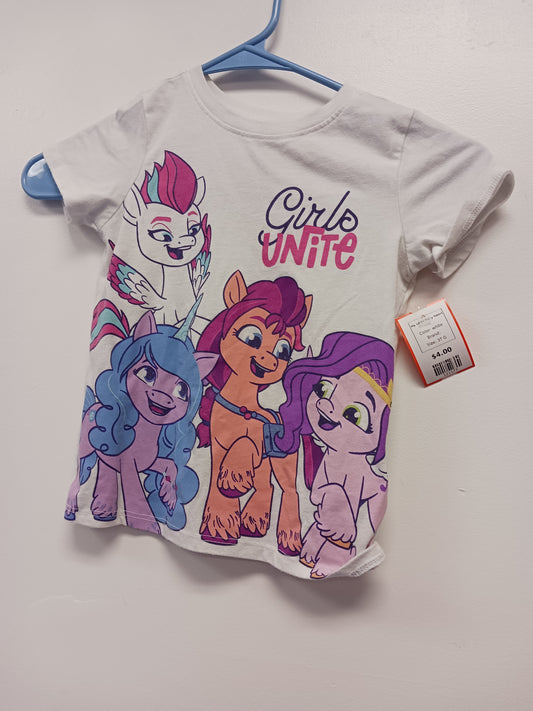 white  My Little Pony Tshirt, 3T G
