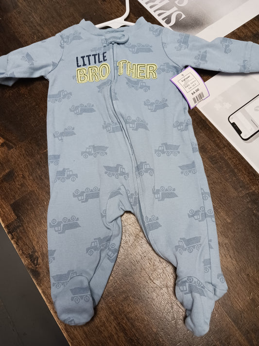 Blue Little Brother Carters Sleeper, NB B
