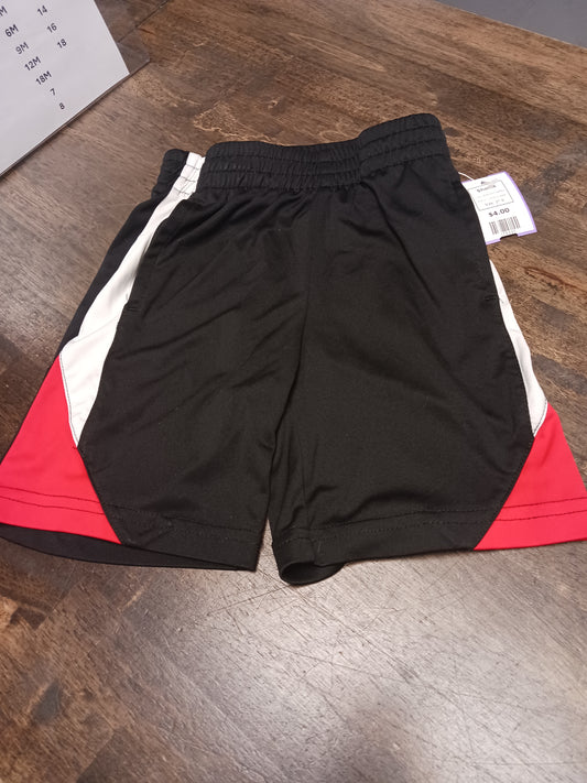 Black/White/Red Jumping Bean Shorts, 3T B