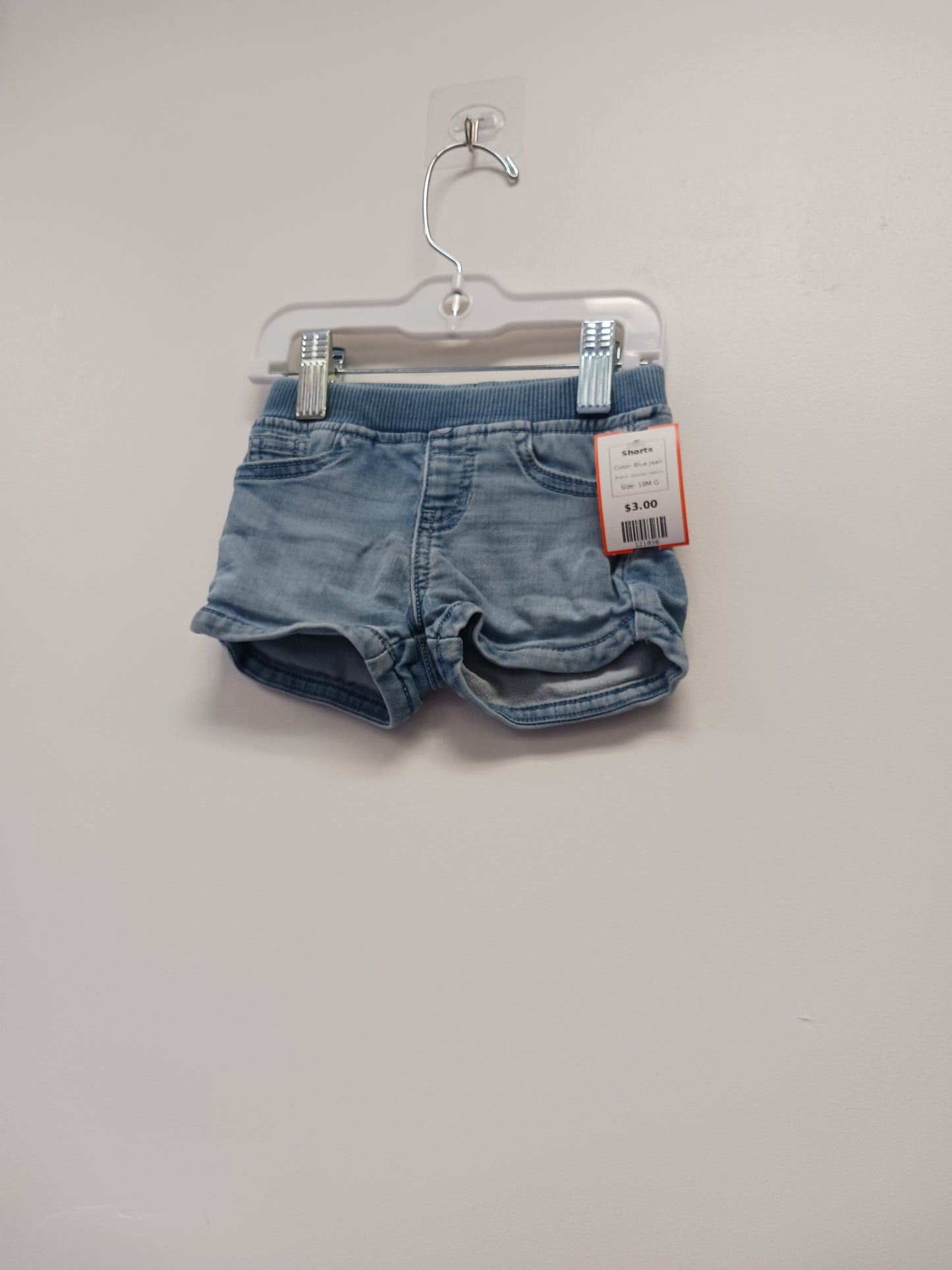 Blue Jean Wonder Nation Shorts, 18M G