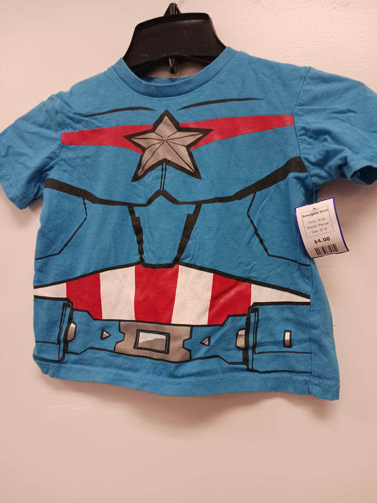 Blue Marvel Avengers Shirt, 5T B