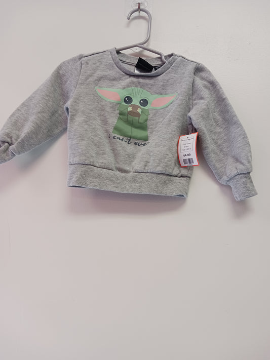 Grey  Star Wars Sweatshirt, 18M B