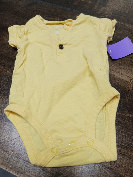 Yellow Carters Onesie, 3M B