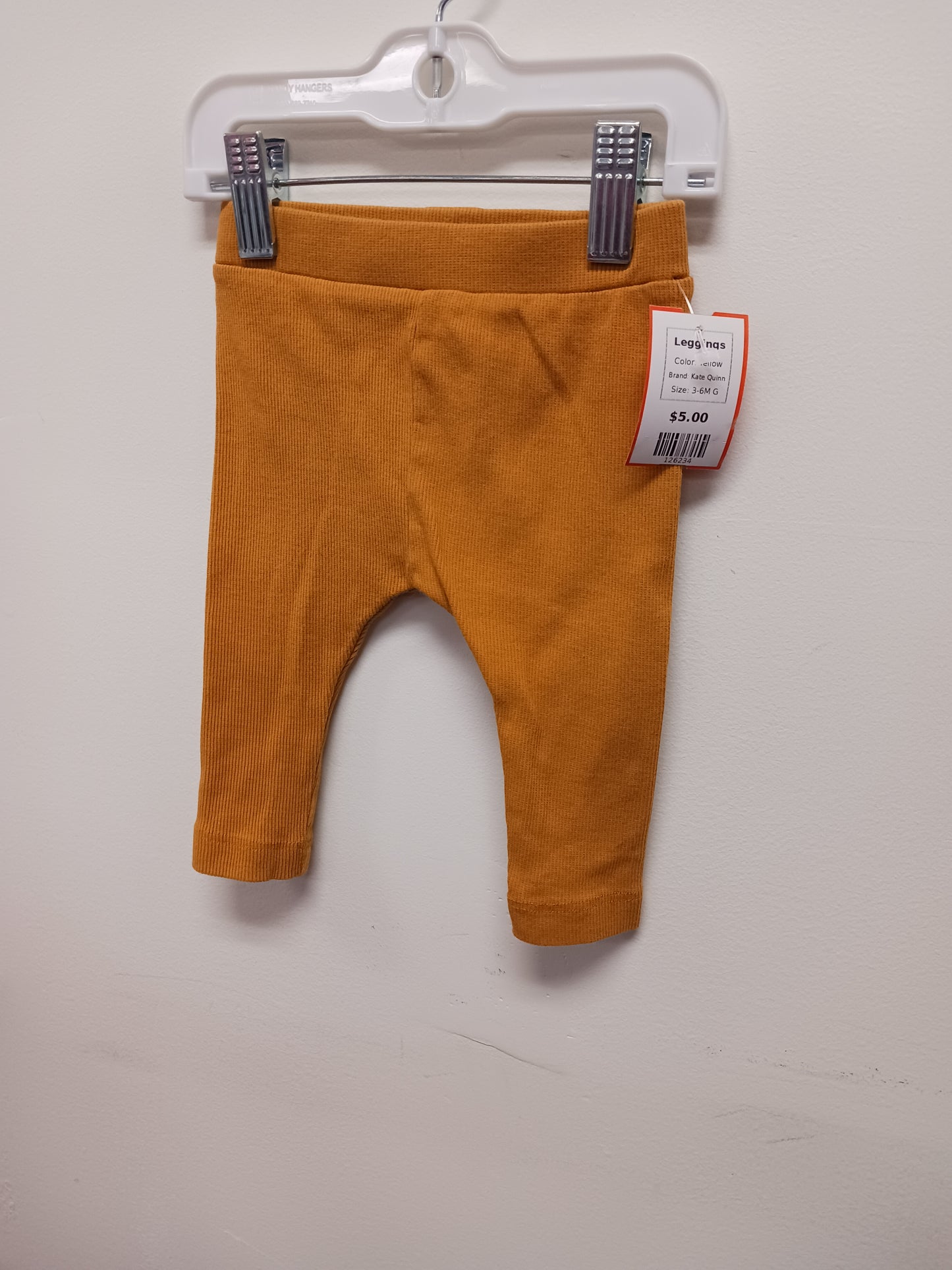 Yellow Kate Quinn Leggings, 3-6M G
