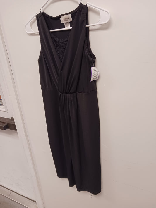 Black Davina Maternity Dress, Small