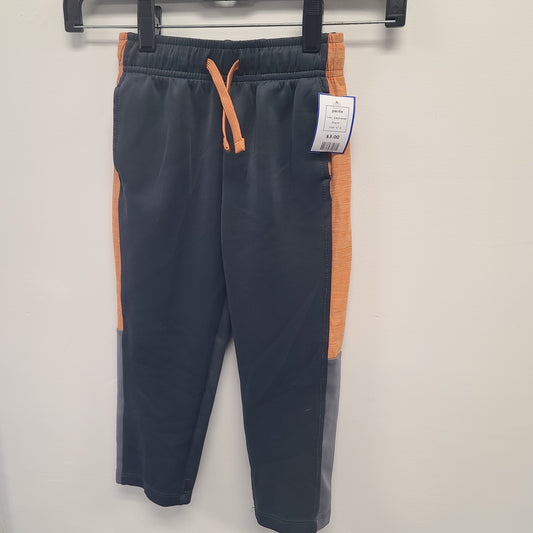grey/orange  pants, 4T B