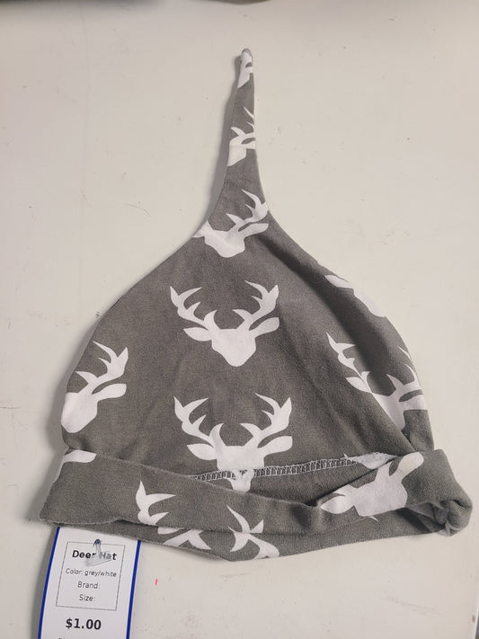 grey/white  Deer Hat