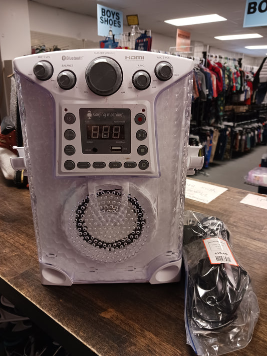 White  Karoke Machine