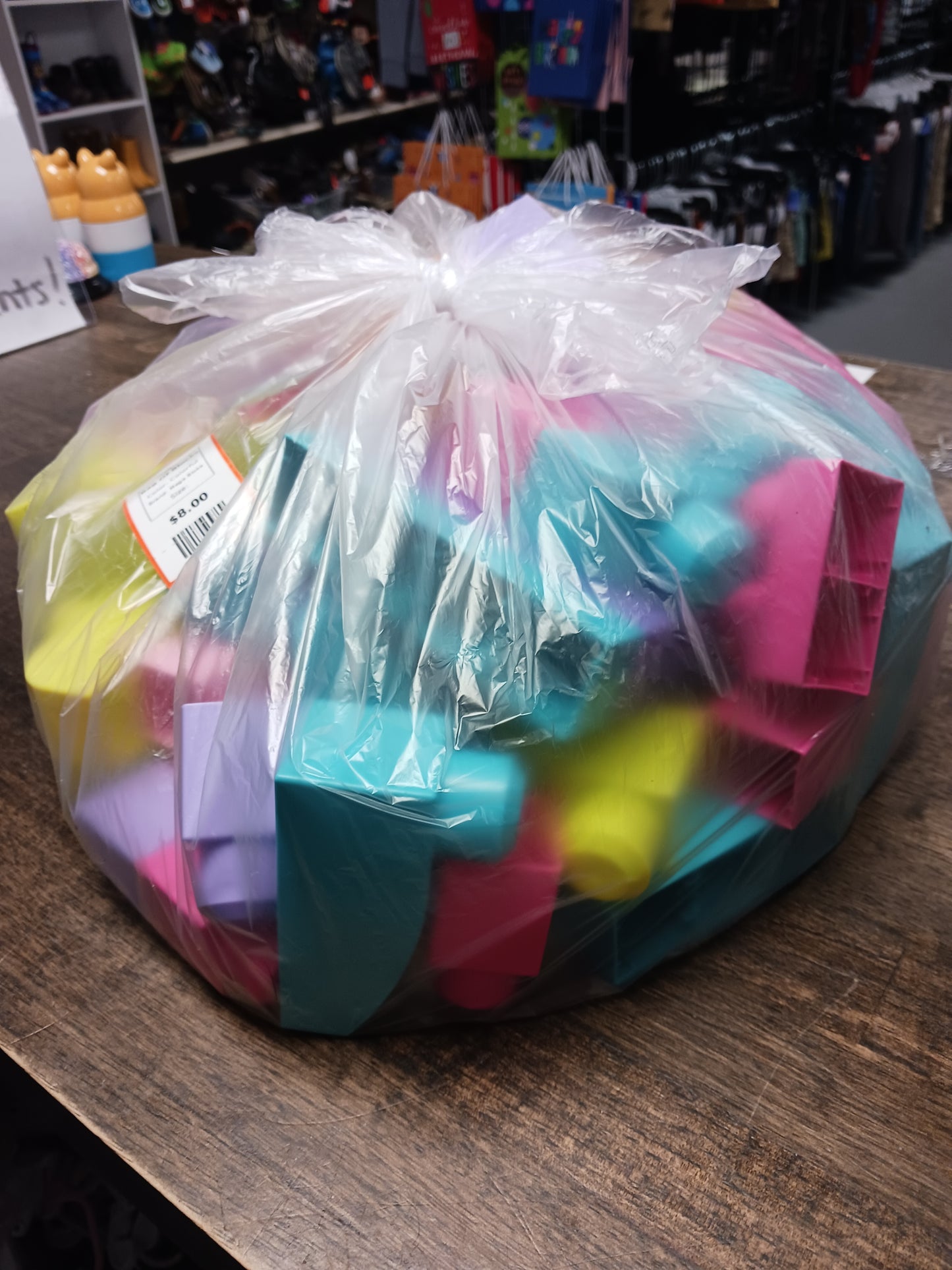 Colorful Mega Bloks Bag Of Blocks