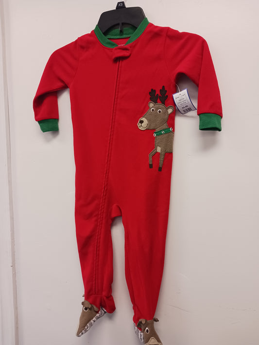 red Carters Reindeer Sleeper, 2T B