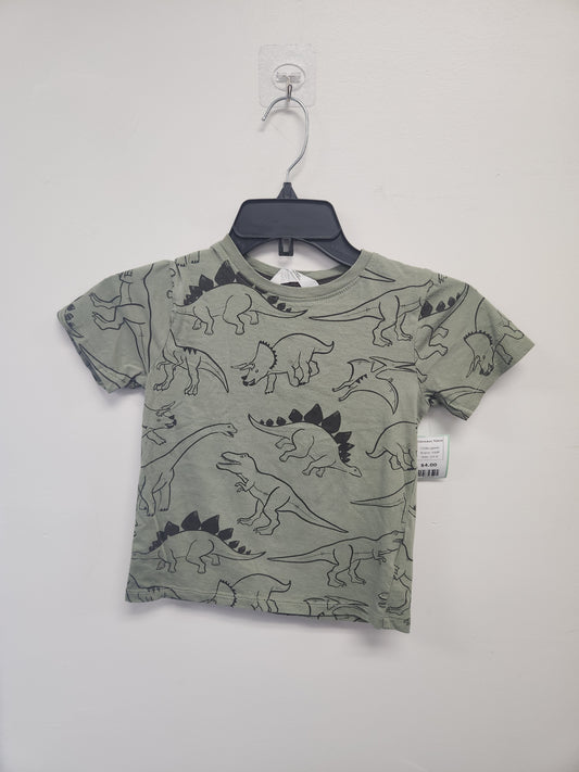 Green H&M Dinosaur Tshirt, 5/6 B