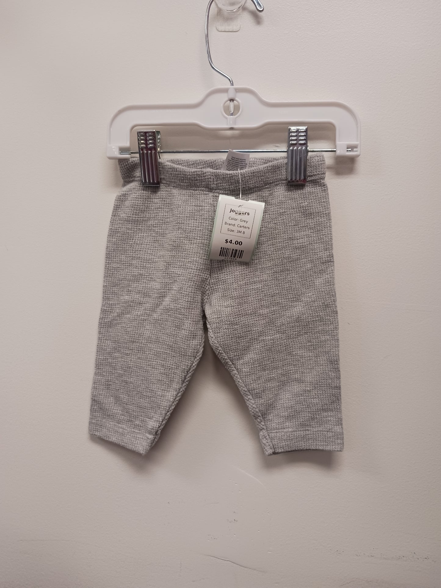 Grey Carters Joggers, 3M B