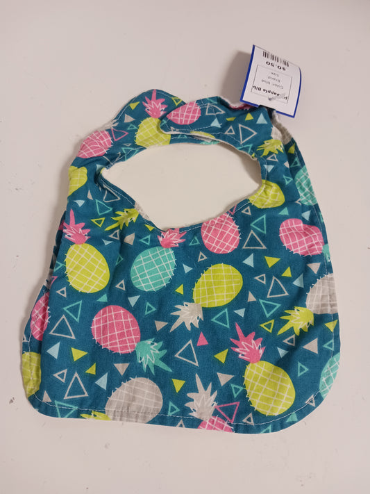 blue  Pineapple Bib