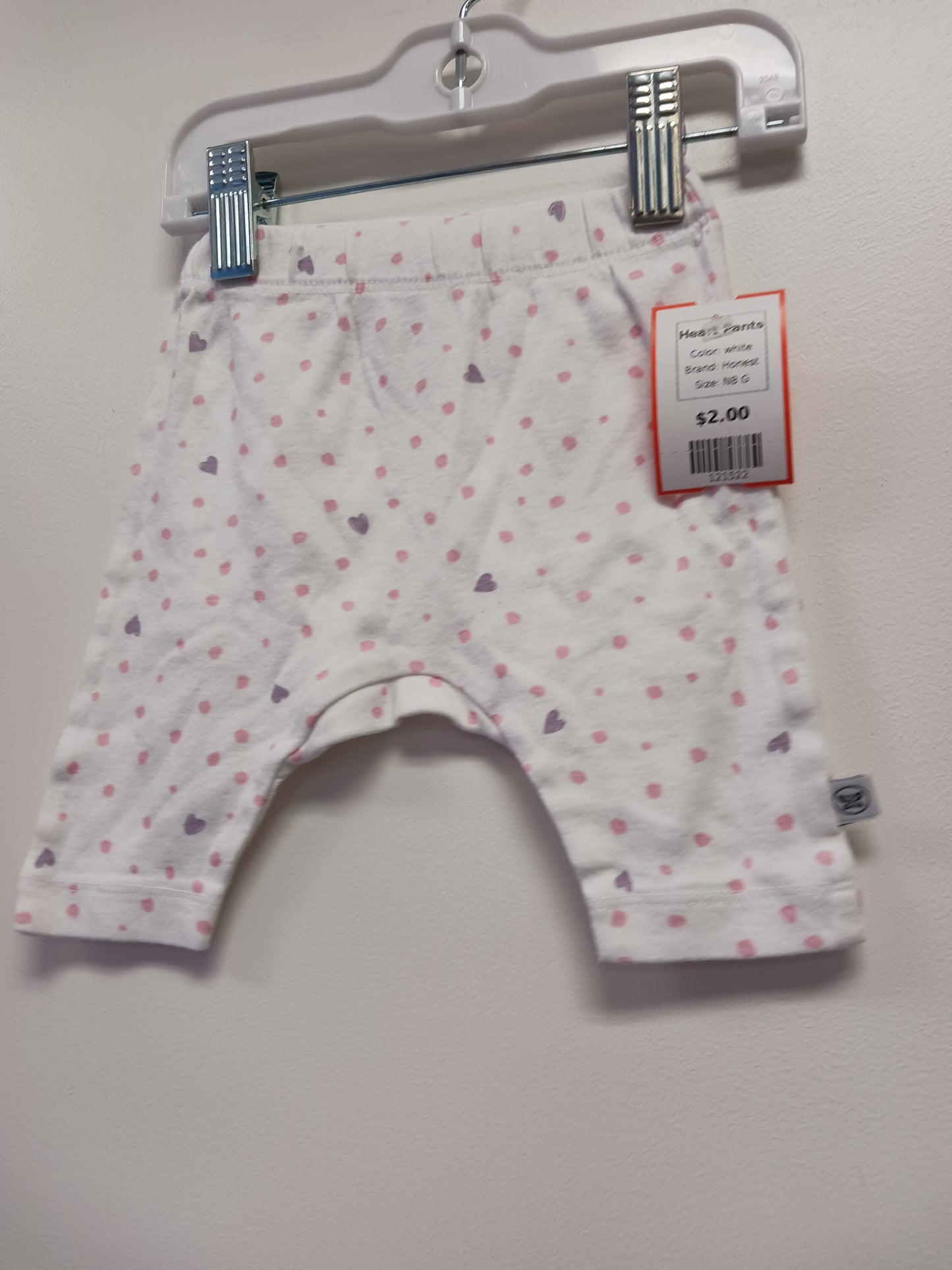 white Honest Heart Pants, NB G