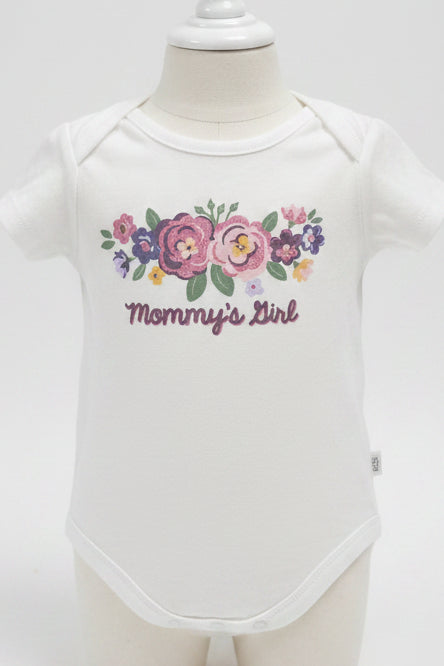 White Mommy's Girl Garanimals Onesie, 3M G