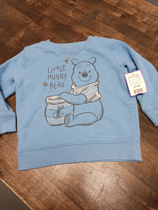 Blue Winnie The Pooh Jumping Bean Longsleeve Shirt, 18M B