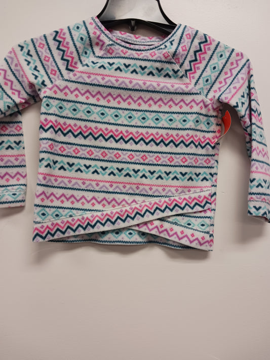White/Colorful Jumping Bean Longsleeve Shirt, 5T G