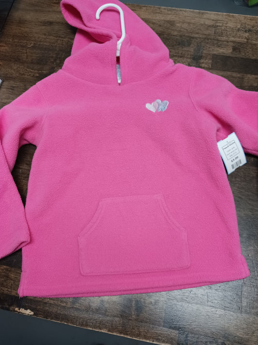 pink Wonder Kids Fleece Hoodie, 4T G