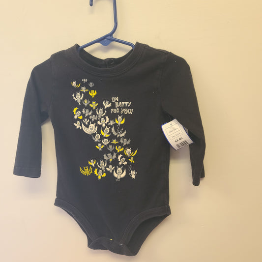black Holiday Editions Long Sleeve Halloween Onesie, 12M B