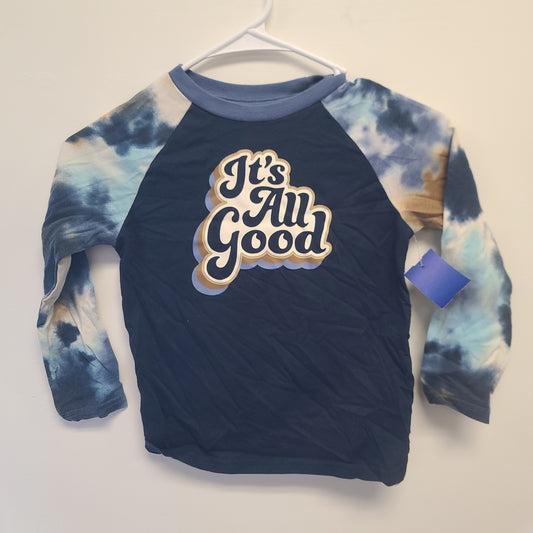 blue 365 kids its all good long sleeve, 5T B