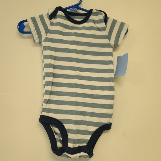 blue Child of Mine Striped Onesie 3-6m, 3M B