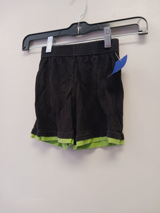 Black/Green Garanimals Shorts, 2T B