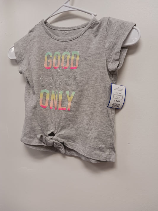 grey Layer 8 Good Vibes Only shirt, 5 G