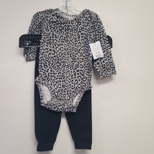 black Carters 2 Piece Cheetah Outfit, 12M G