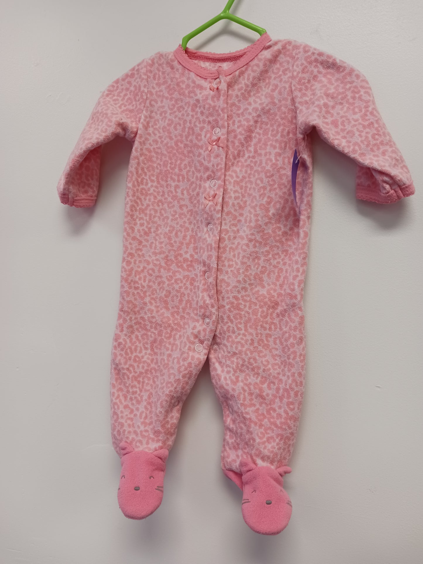 Pink Cheetah Carters Sleeper, 3M G