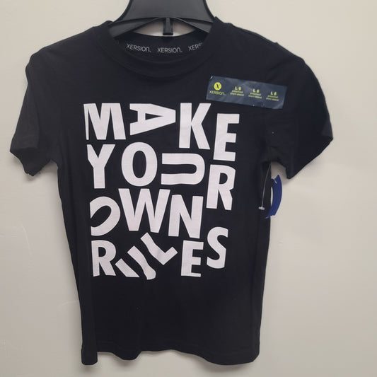 black Xersion Make your own rules Tshirt, 6 B
