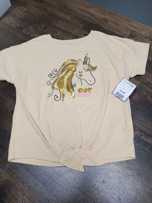 yellow Wonder Nation Unicorn Shirt 4-5, 4T G
